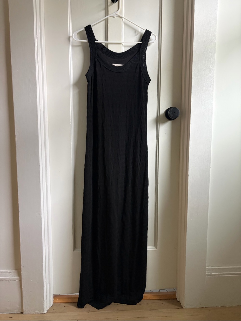 Black Sleeveless Maxi Dress - Classic Tank Style